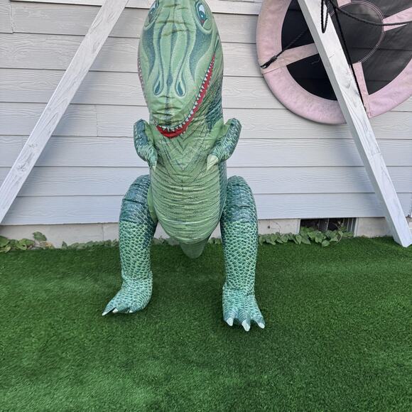 Vintage Intex Tyrannosaurus Inflatable Dinosaur 55in Tall T-Rex 1987 Giant Toy - Picture 9 of 12